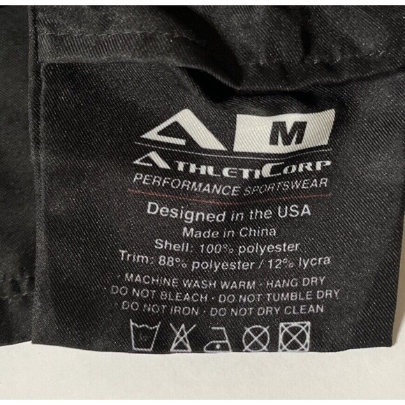 ArhletiCorp Men's Size Medium ISU Black 5" Inseam Rugby Shorts - Picture 7 of 8